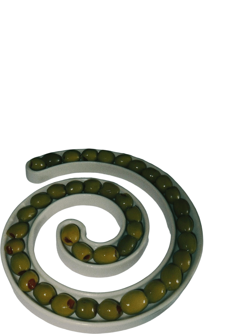 Handmade Ceramic Olive Serving Plate