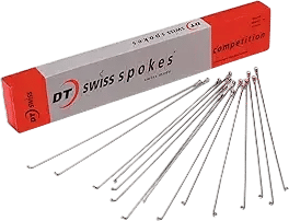 DT Swiss Competition 2.0/1.8 295mm Silver Spokes (100)