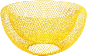 wire mesh fruit bowl
