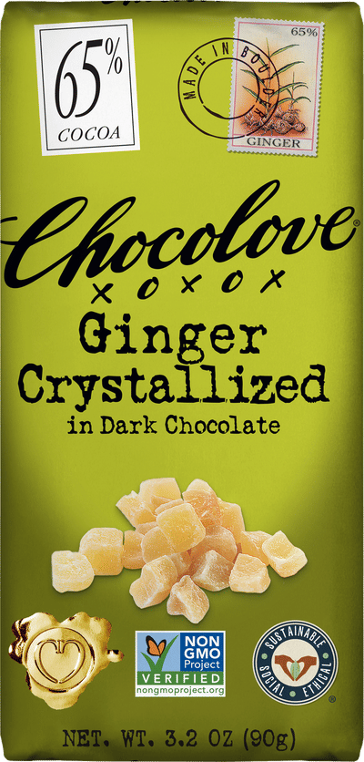 Ginger Crystallized in Dark Chocolate