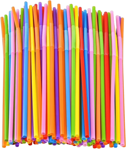 Straws with an extra long bendy part
