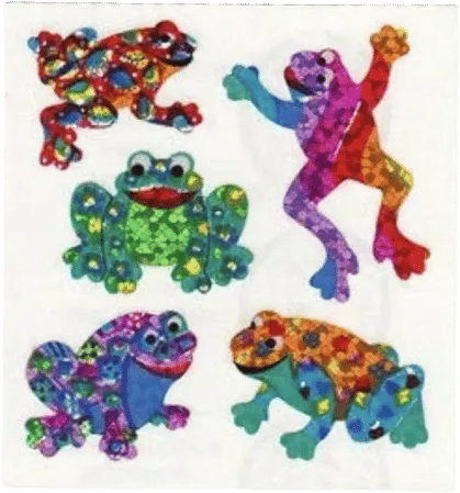 putting stickers on each day of your calendar