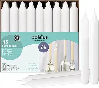 White Household Candles