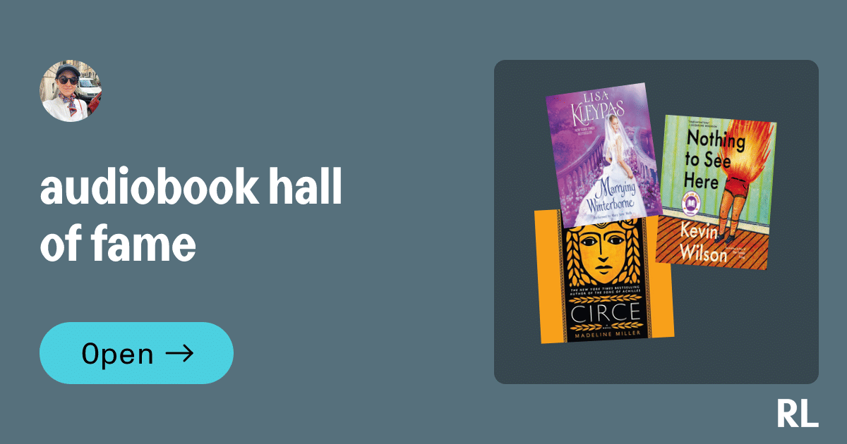 My personal audiobook hall of fame