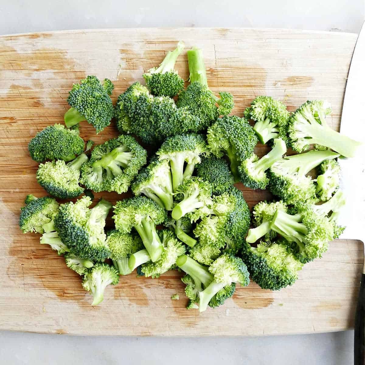 ripping your broccoli instead of cutting it