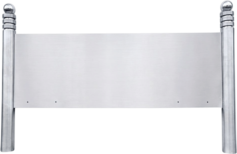 Ron Seff Headboard in Brushed Stainless