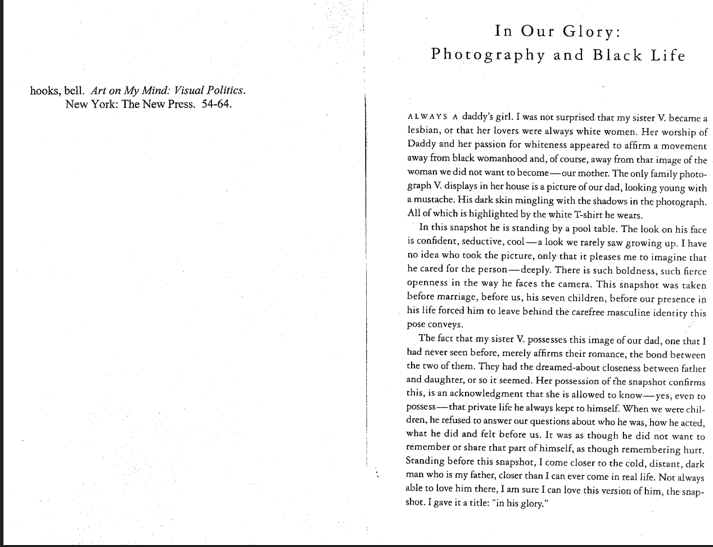 In Our Glory: Photography and Black Life