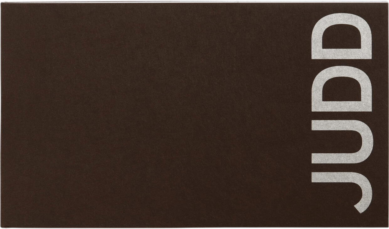 Donald Judd Postcard Book