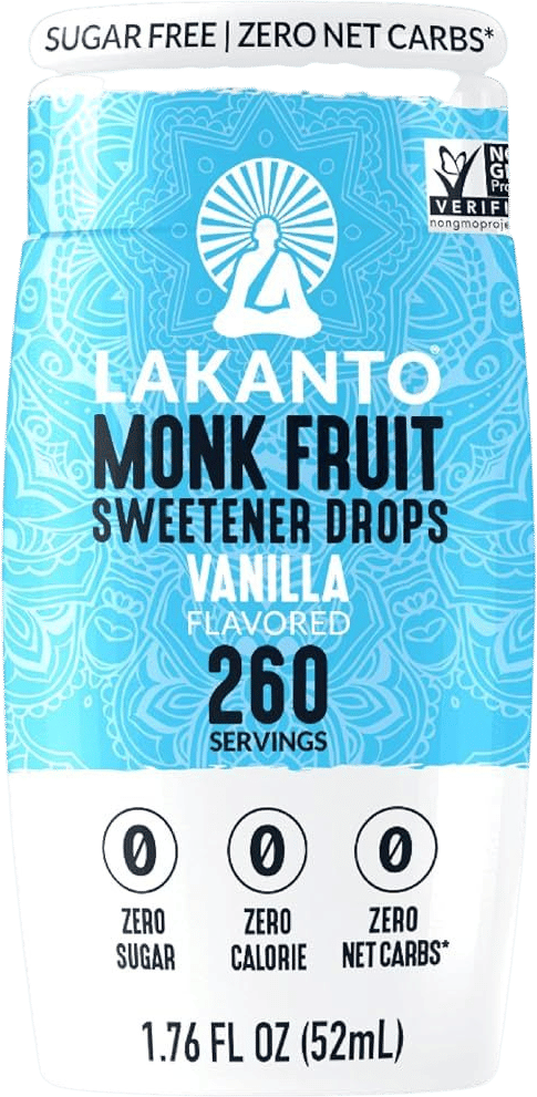 Liquid Monk Fruit Extract Drops, Vanilla