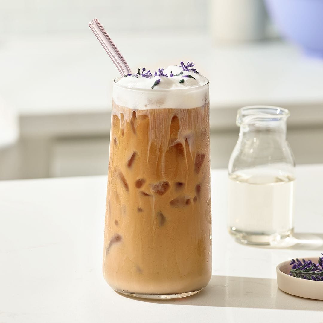Iced Lavender Latte