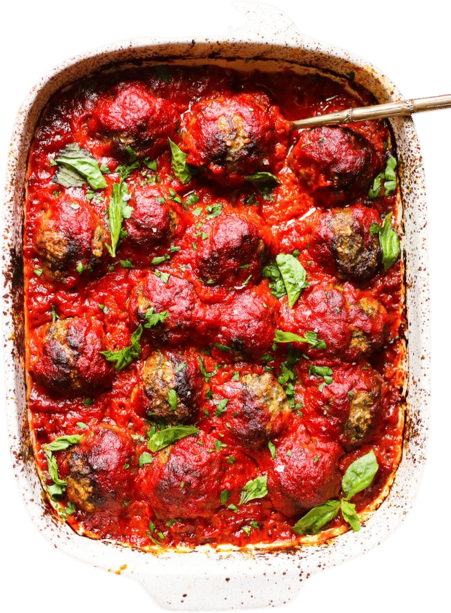 Defined Dish's Baked Meatballs