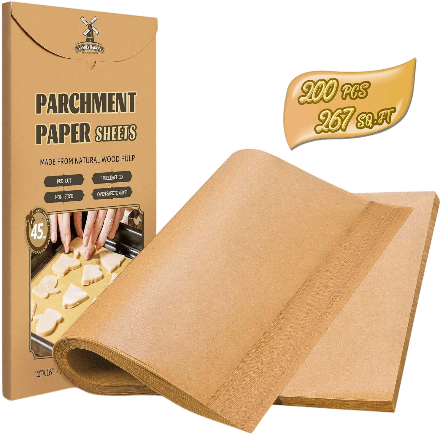 pre-cut parchment paper
