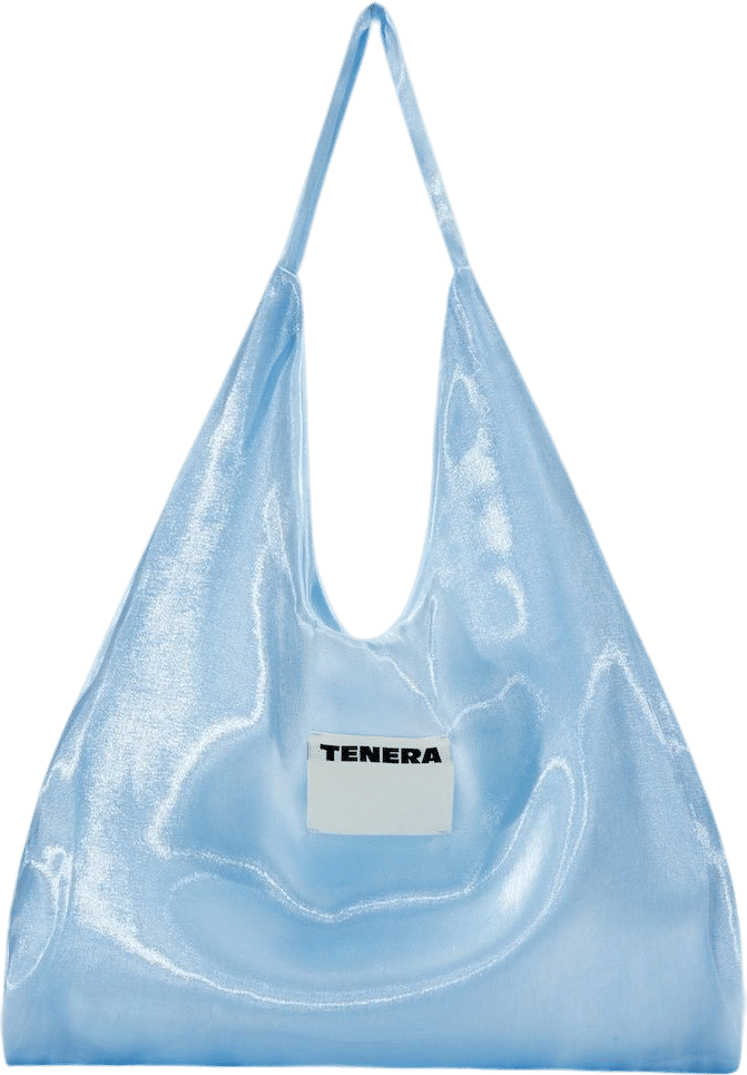 TENERA Plant-based Satin Ballerina Shoulder Tote Bag