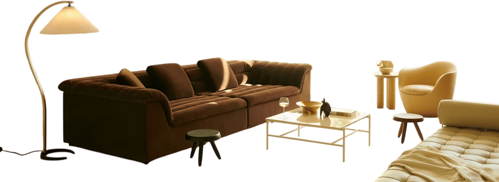 Float Sofa by Ellison Studios