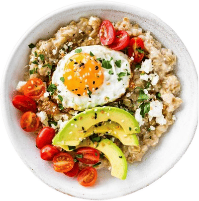 Savory Steel Cut Oatmeal Bowl