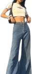 Little shirt + big pants