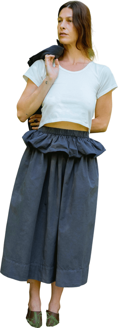 Adult Peplum Skirt
