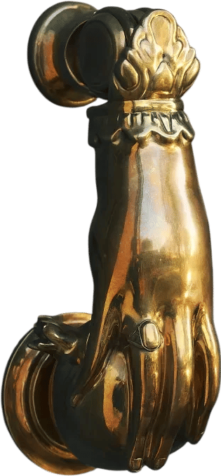 The Weaver's Hand Door Knocker