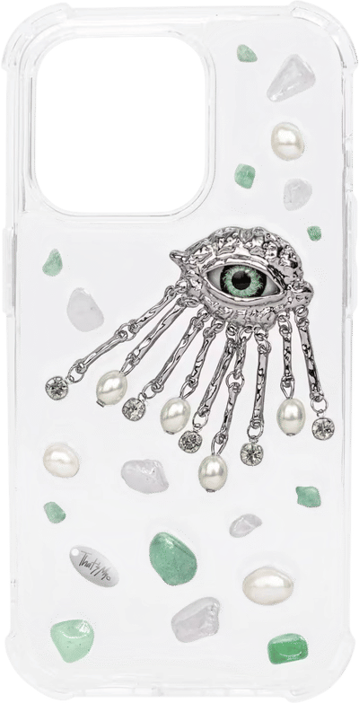 Resin Eye and Gemstone Phone Case