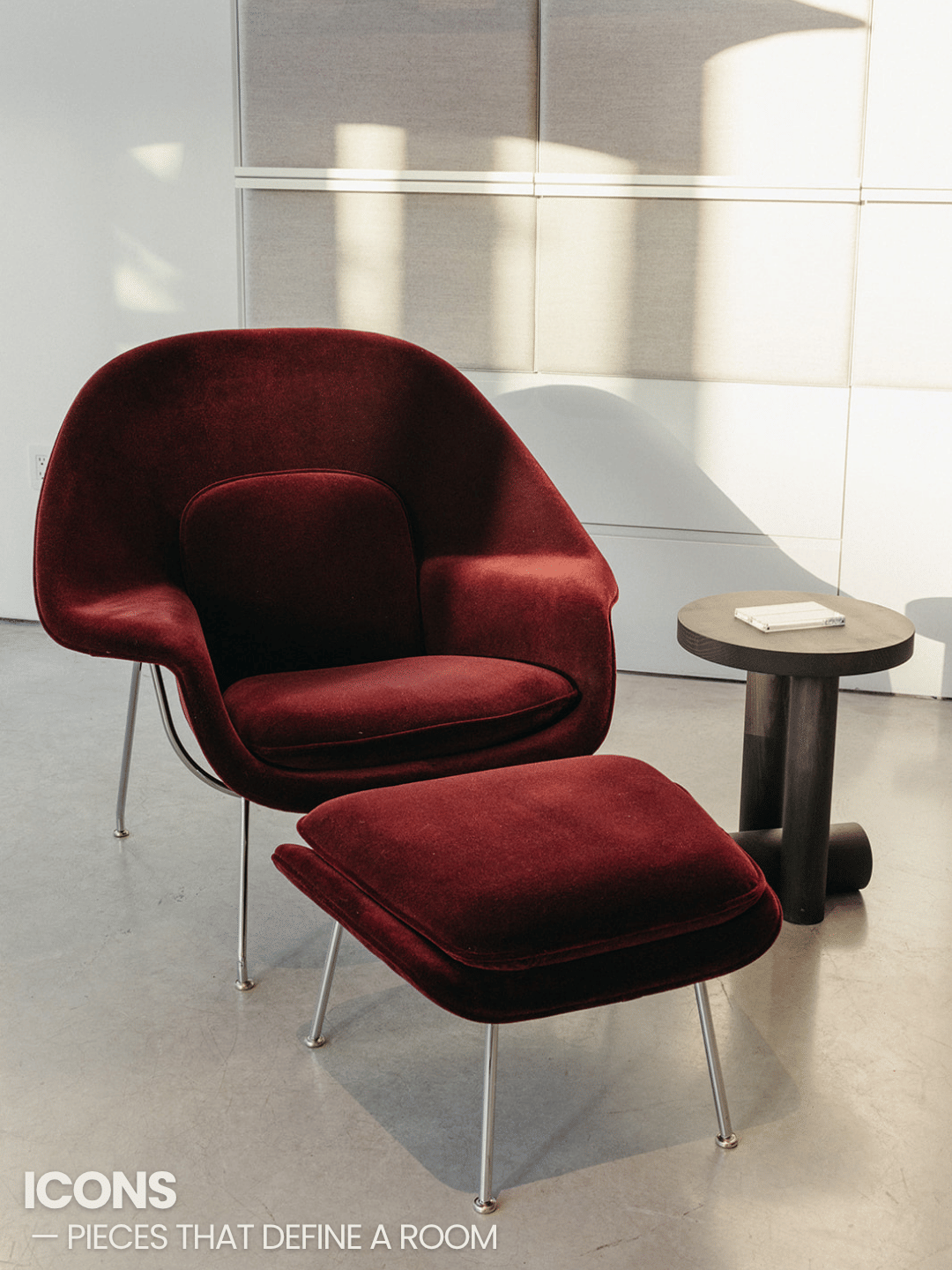 The Original Womb Chair by Eero Saarinen for Knoll
