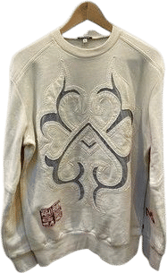 Vintage GF Ferré Crew Neck Cotton Pullover Sweater Gianfranco Ferre Large Ivory | eBay