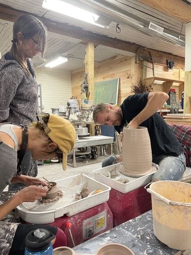 Bad at making friends? Take an art class or a workshop.