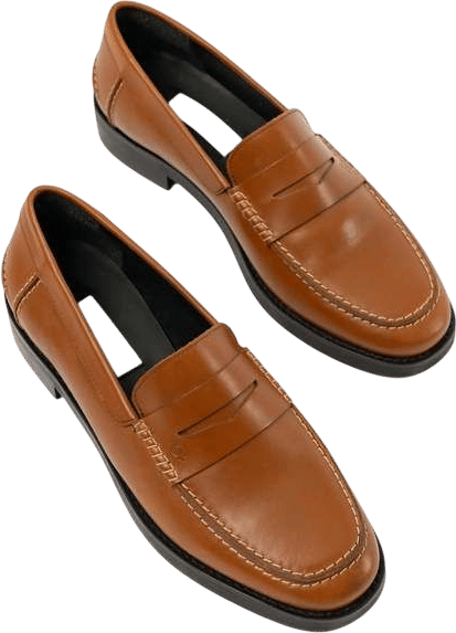 Suzanne Rae Keene Leather Loafer - Brown