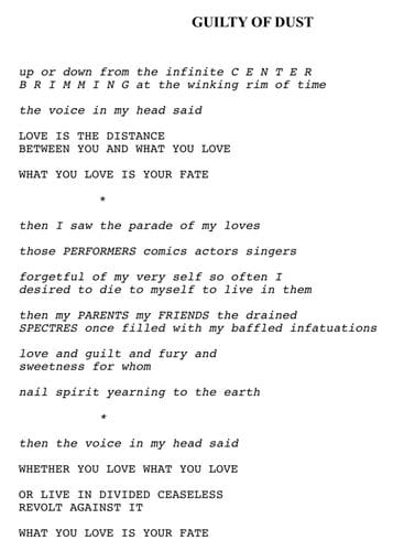 Guilty of Dust by Frank Bidart