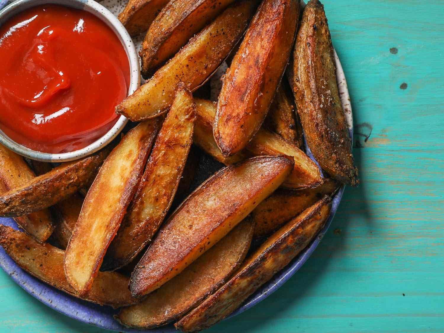 Crispy Baked Potato Wedges Recipe