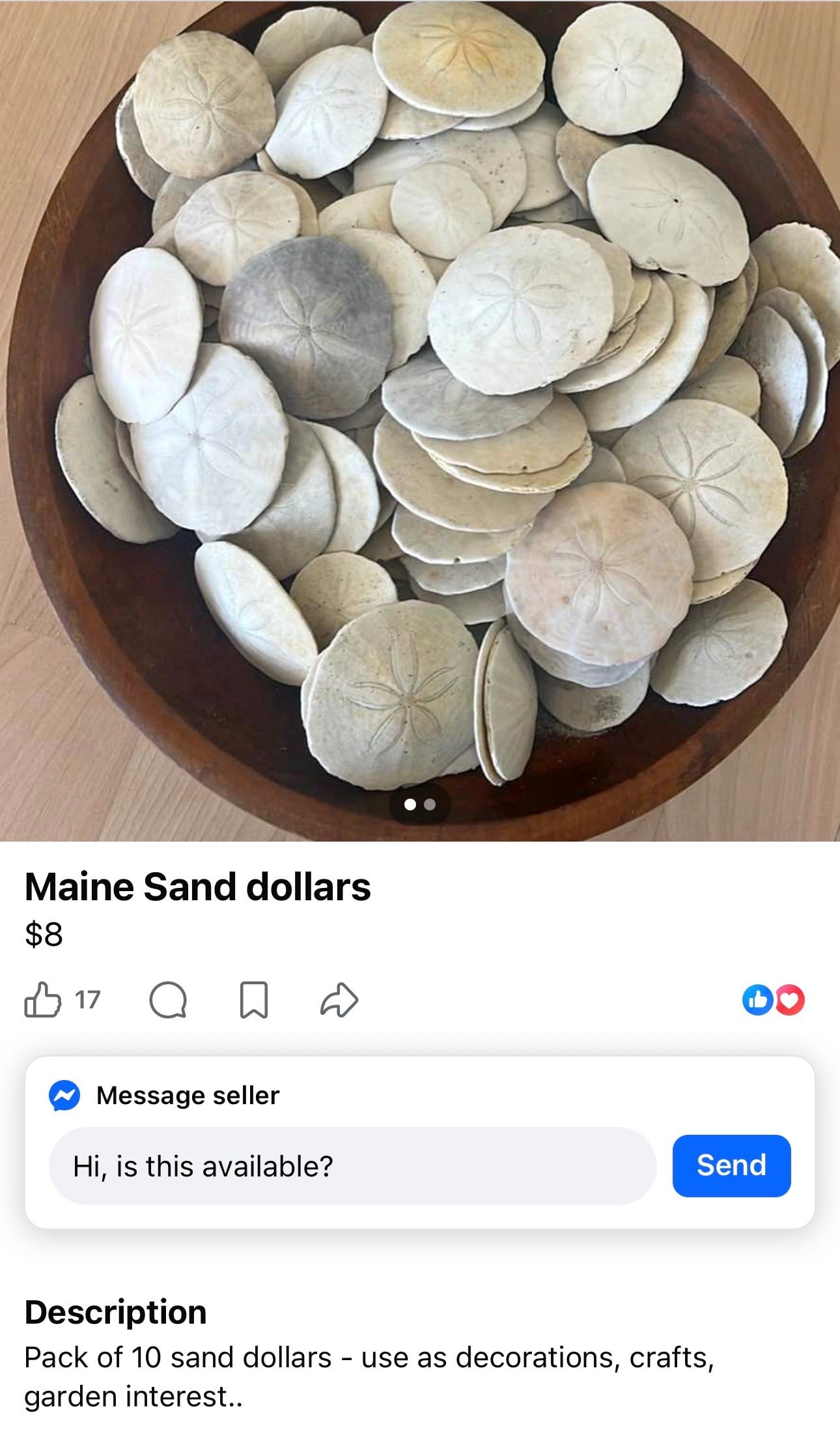 Facebook marketplace while on vacation