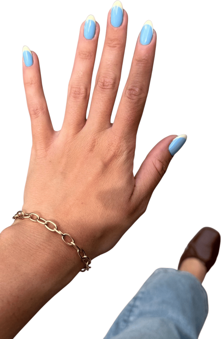 Bluebell + Butter French Manicure