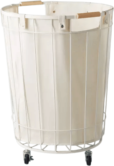 Wire & Fabric Laundry Hamper