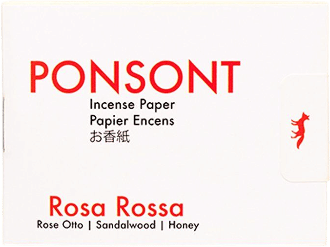 Rose incense papers