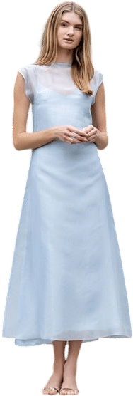 Grace Dress in Chambray