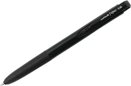 Uni-ball Signo RT1 UMN-155 Gel Pen - 0.38 mm - Black