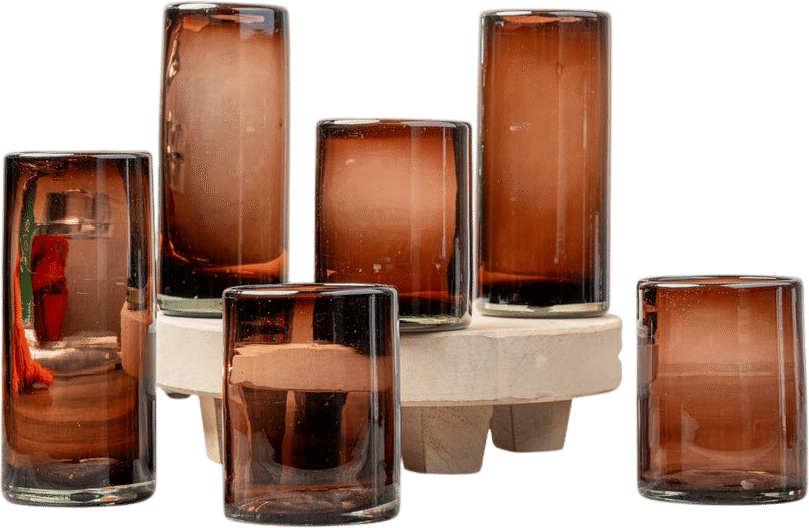 Mexican Handblown Glassware