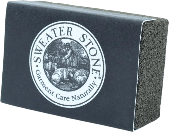 an easy & natural stone to de-pill your sweaters