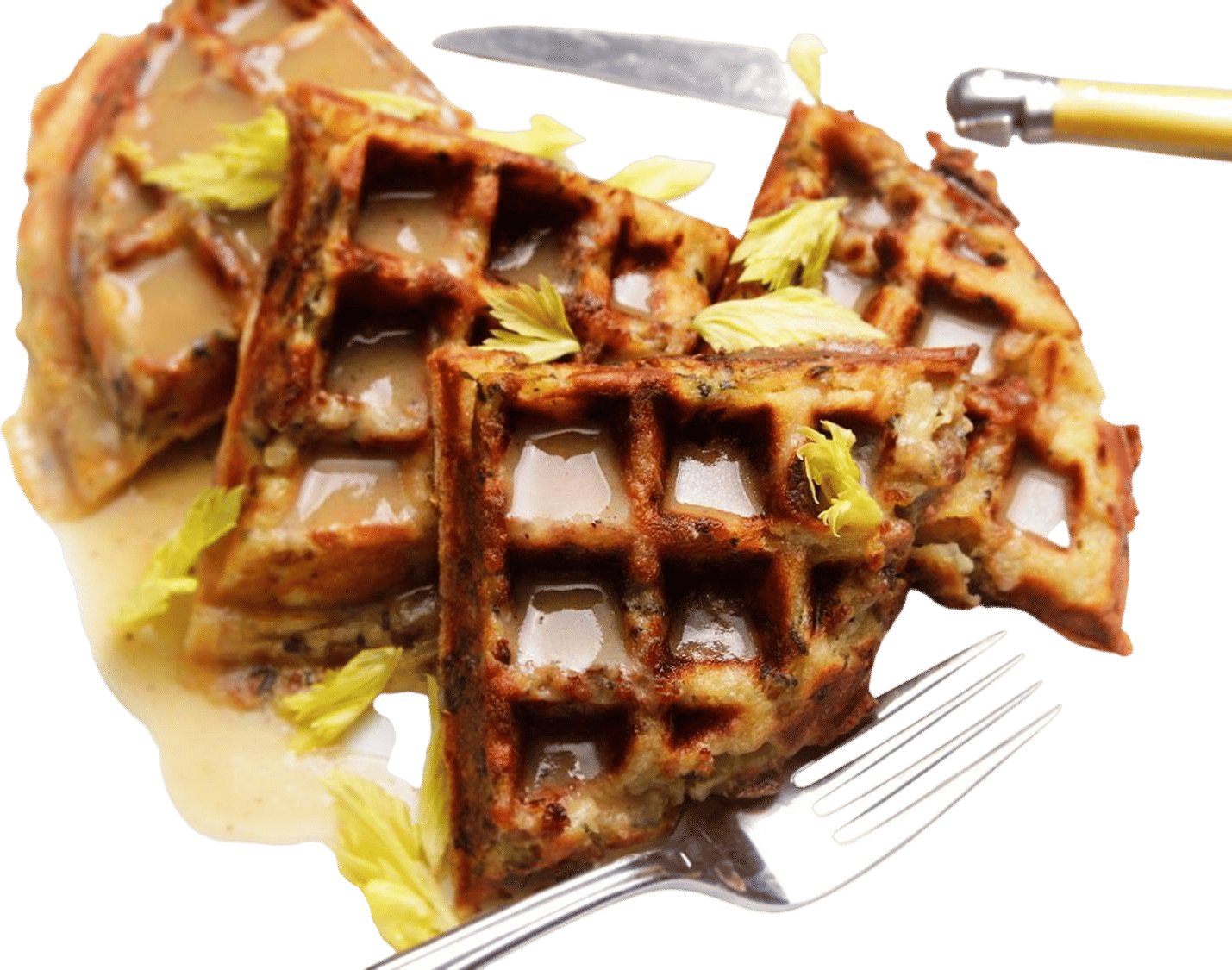 Stuffing Waffles Recipe