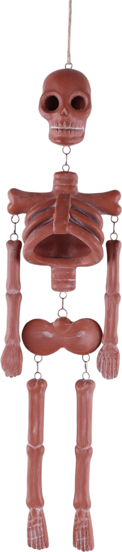 Skeleton Wall Decoration (Terracotta, 16.7")