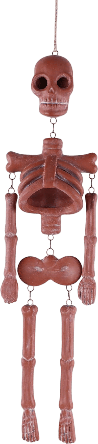 Skeleton Wall Decoration (Terracotta, 16.7")