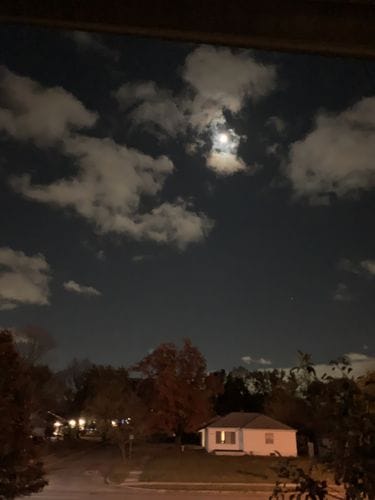 taking pics of the moon when it strikes you
