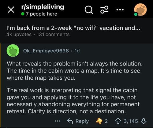 what reveals the problem isn’t always the solution