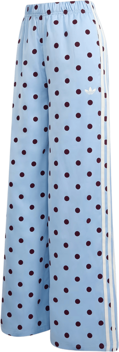 Satin Polka Dots Wide Leg Pant