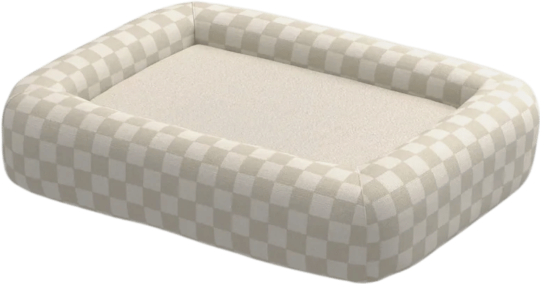 Checkered Washable Dog Bed | Ruggable US