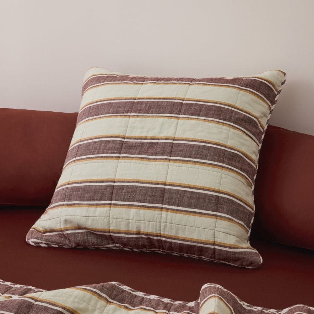 Rory Washed Cotton - Mara Stripe European Pillowcase