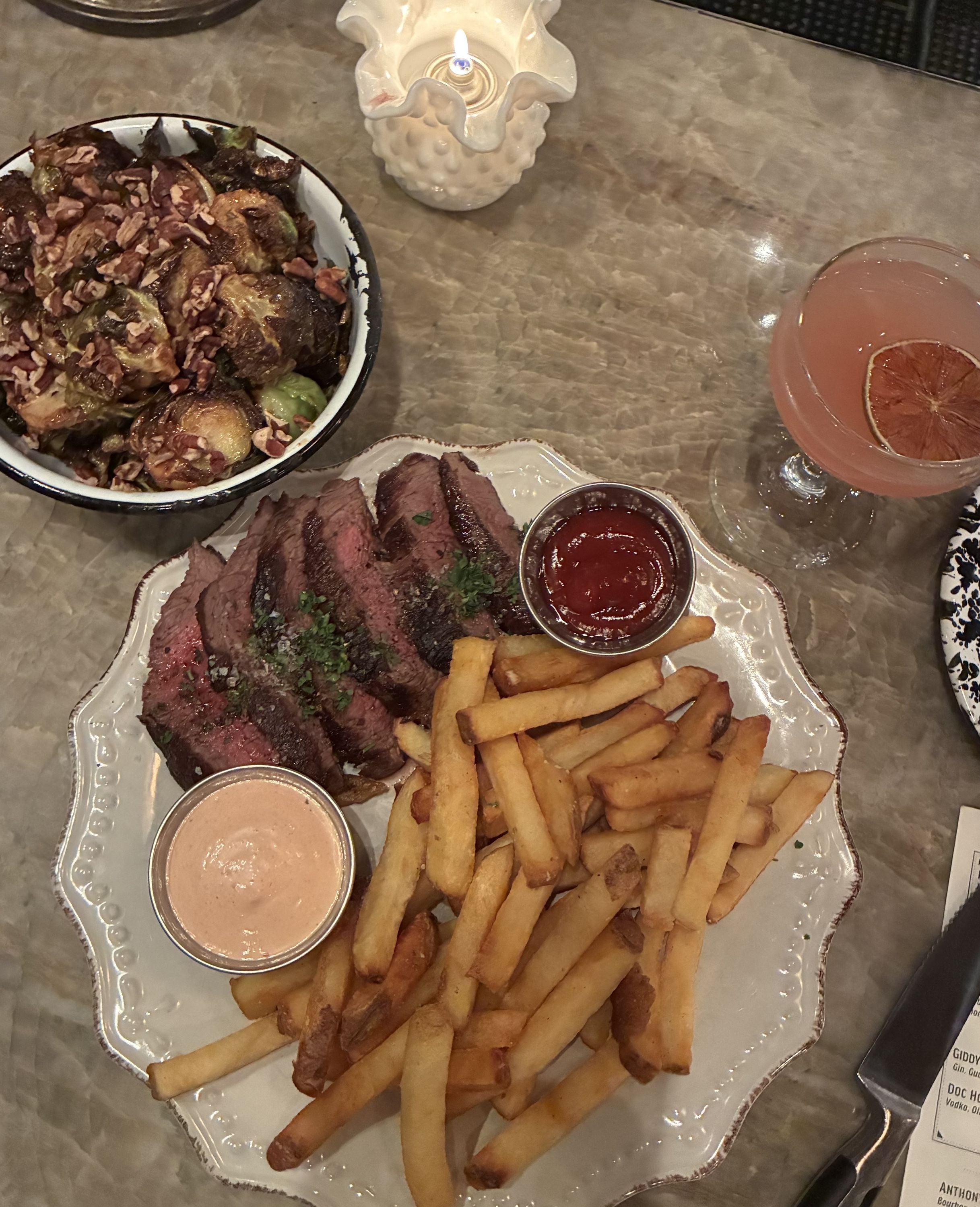 thursday night discount steak frites & martinis @ jacoby’s