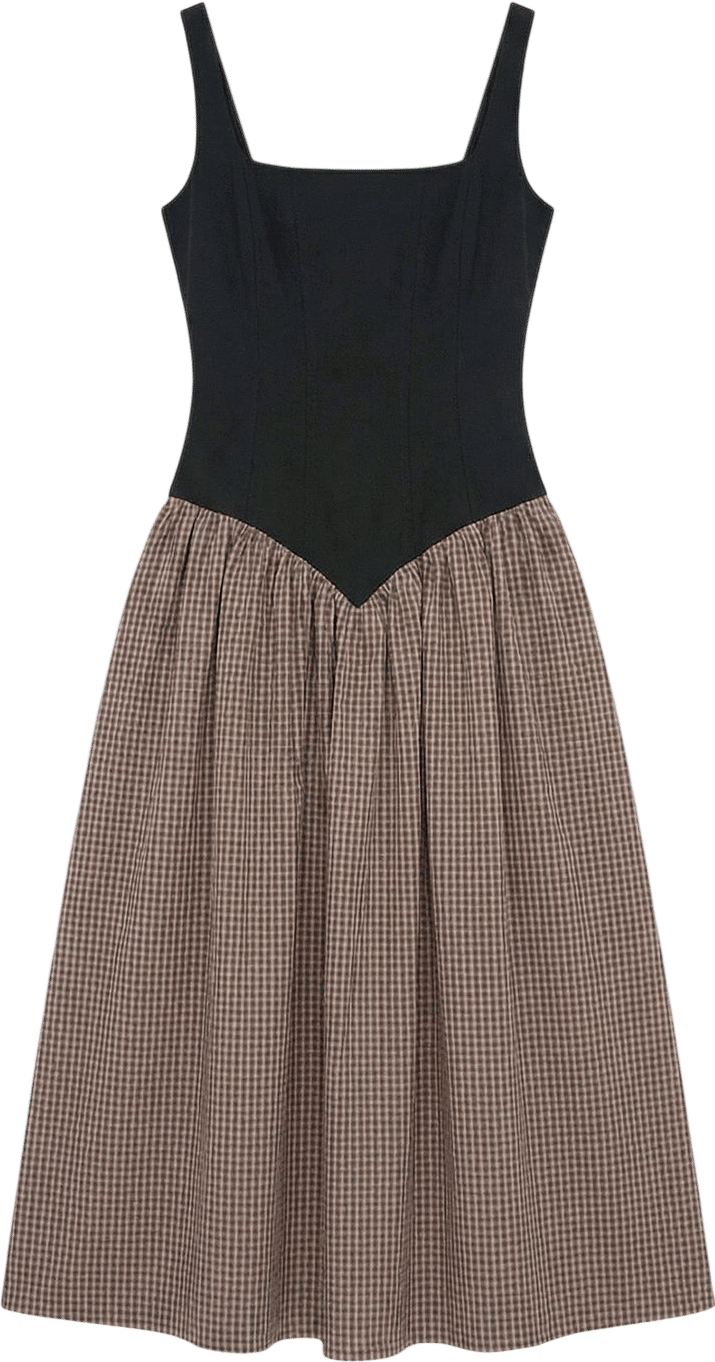 Rove Vestido Midi de Cuadros | CARMEN SAYS