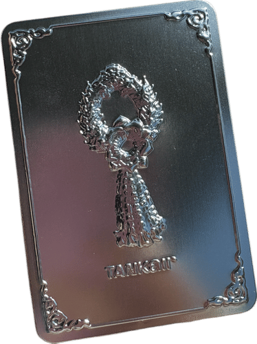 tank air metallic card