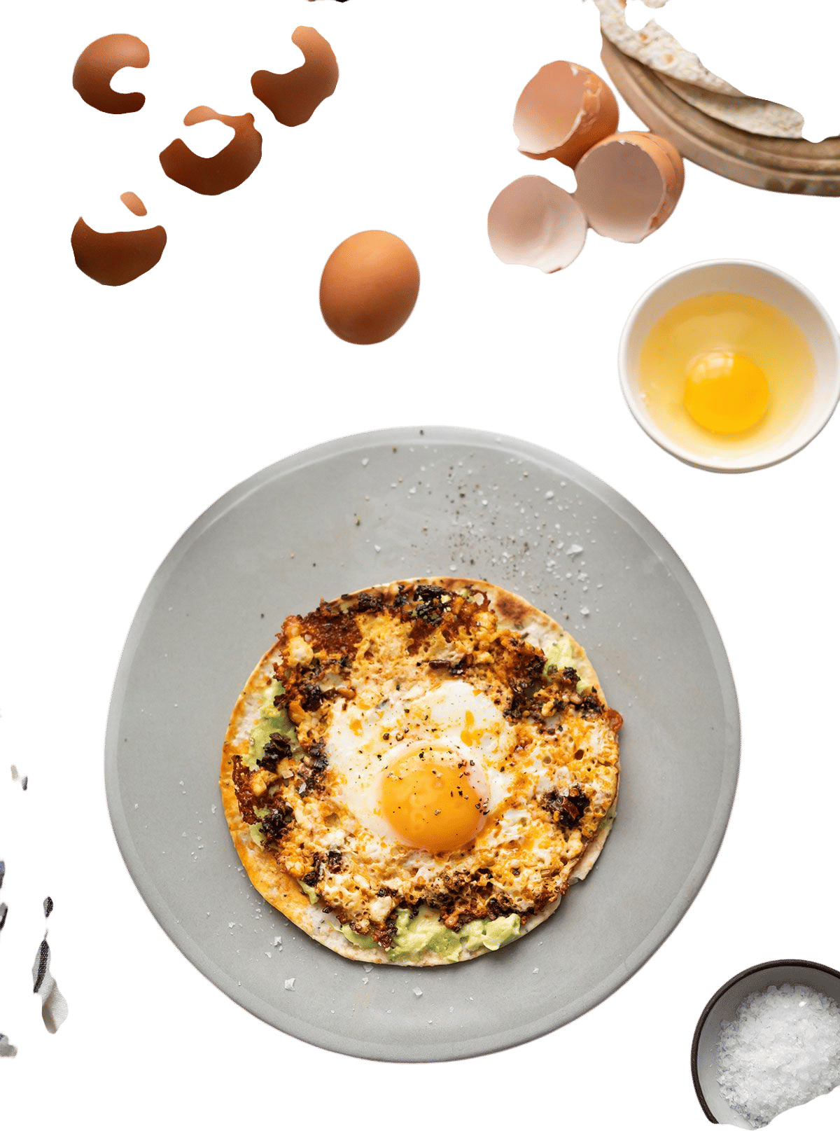 Chili Crisp, Fetta, Eggs