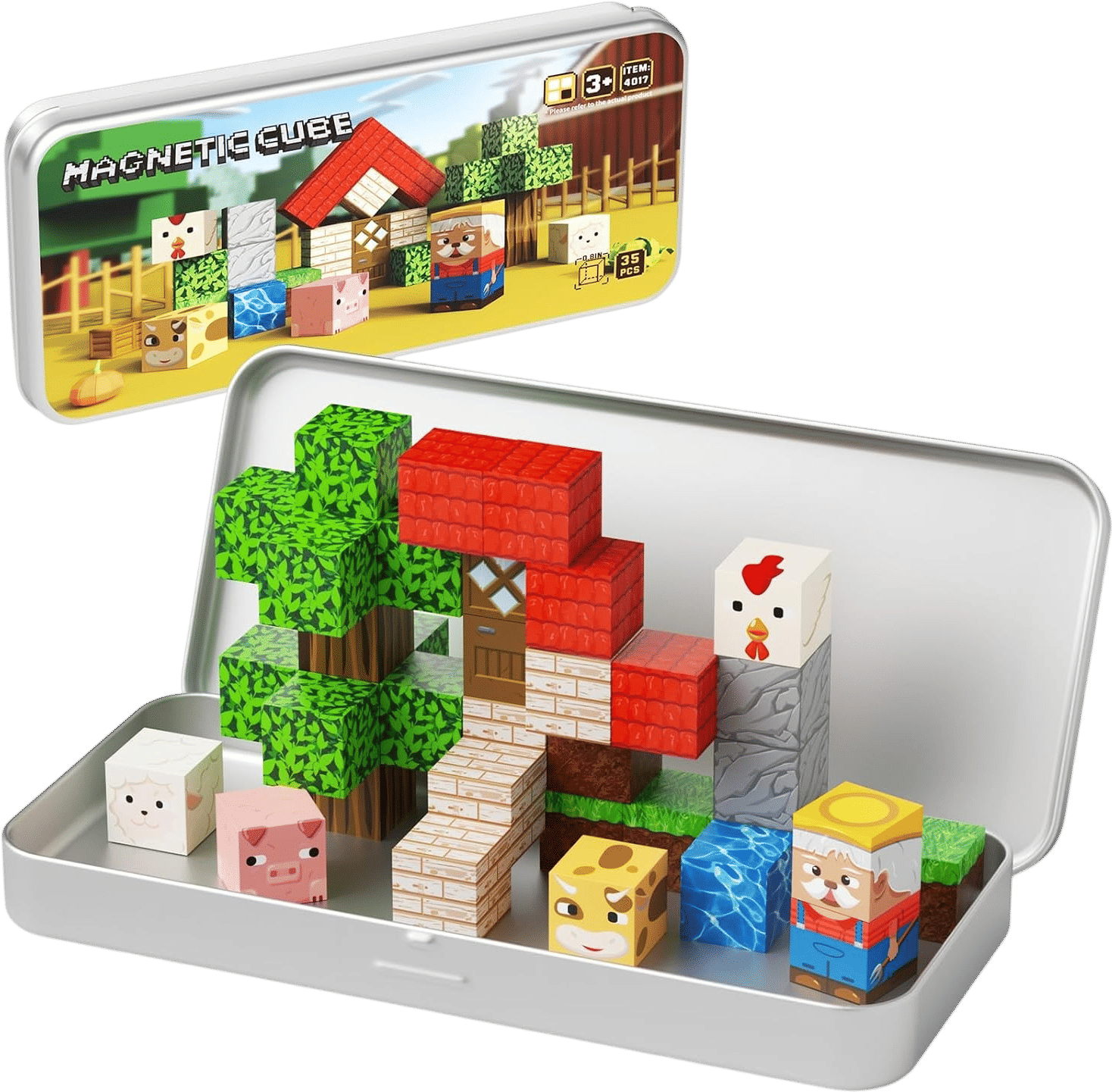 hunloot Mini Magnetic Travel Building Blocks